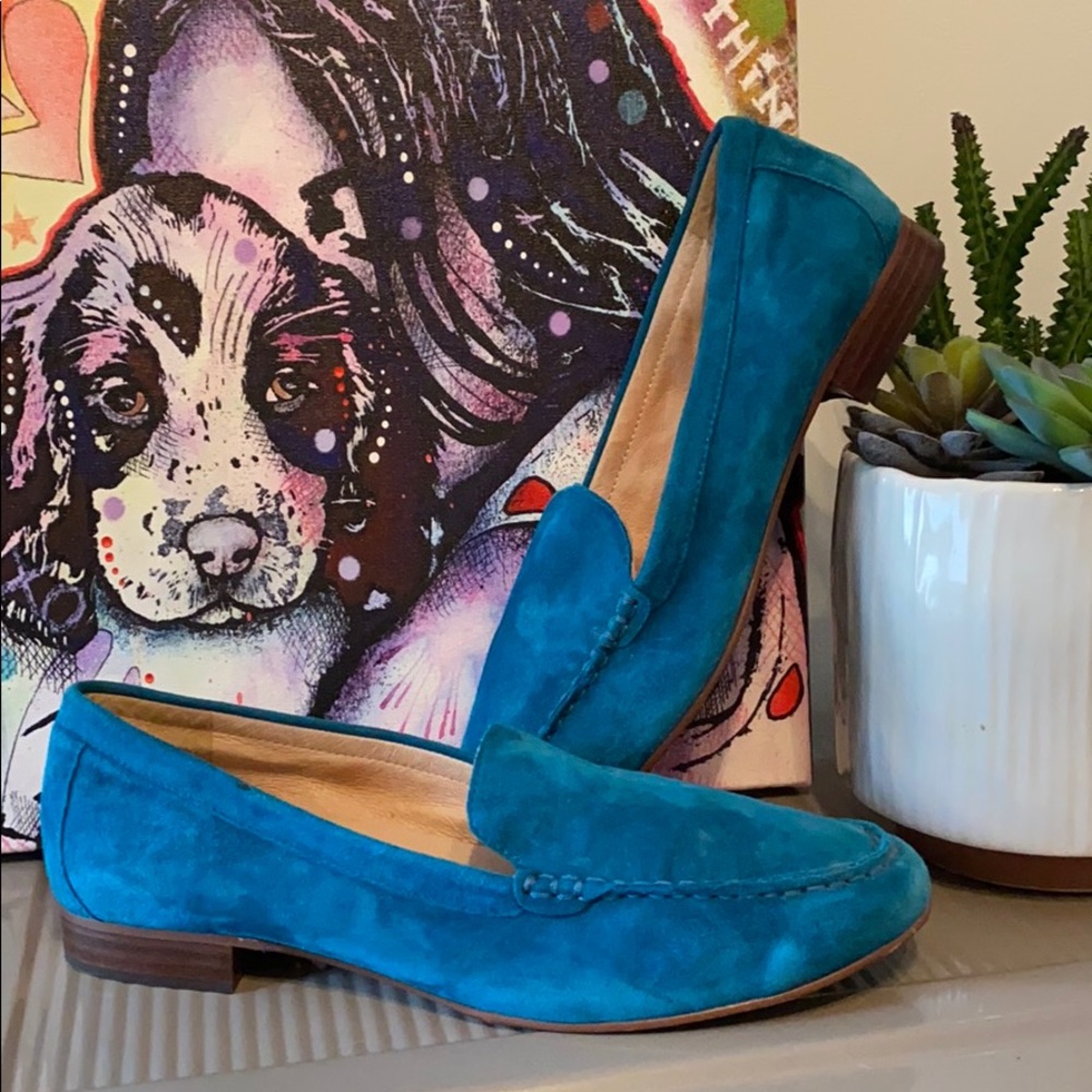 🌸ANTONIO MELANI SUEDE SLIP ON LOAFERS 🌸